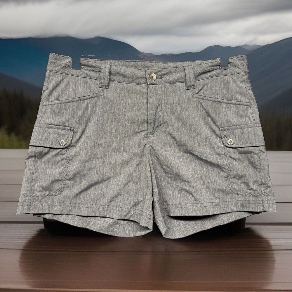 Eddie Bauer Shorts Womens 10 Travex Guide Pro Regular Fit Cargo Hiking Outdoors